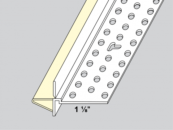 Trim-Tex Wall Mounted Deflection Bead